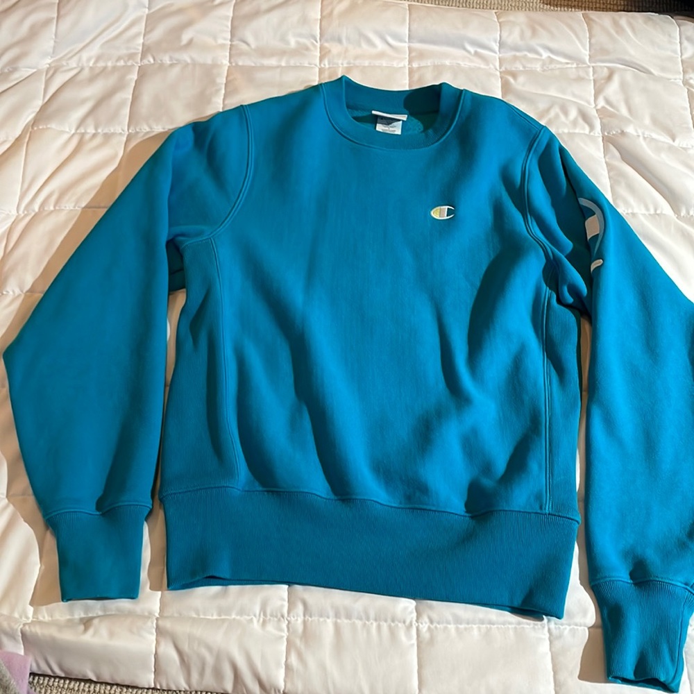 CHAMPION reverse weave logo crewneck